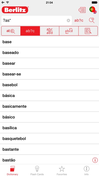 Portuguese - English Berlitz Basic Dictionary screenshot-3