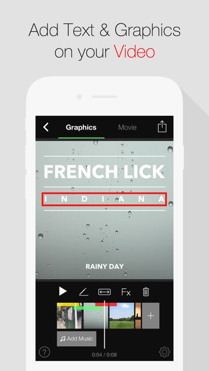 Gravie - Text on Video