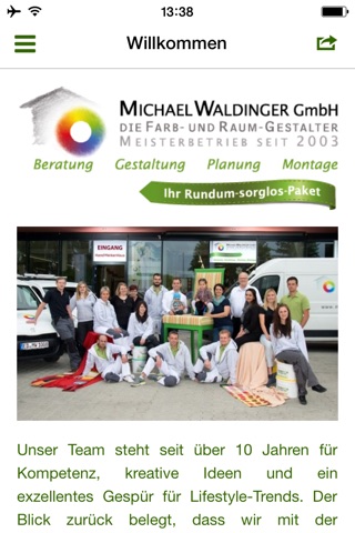 Michael Waldinger GmbH screenshot 2