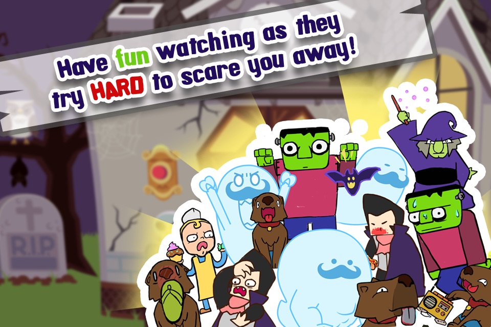 Go Away! The Haunted Mansion with Funny Monsters screenshot 4