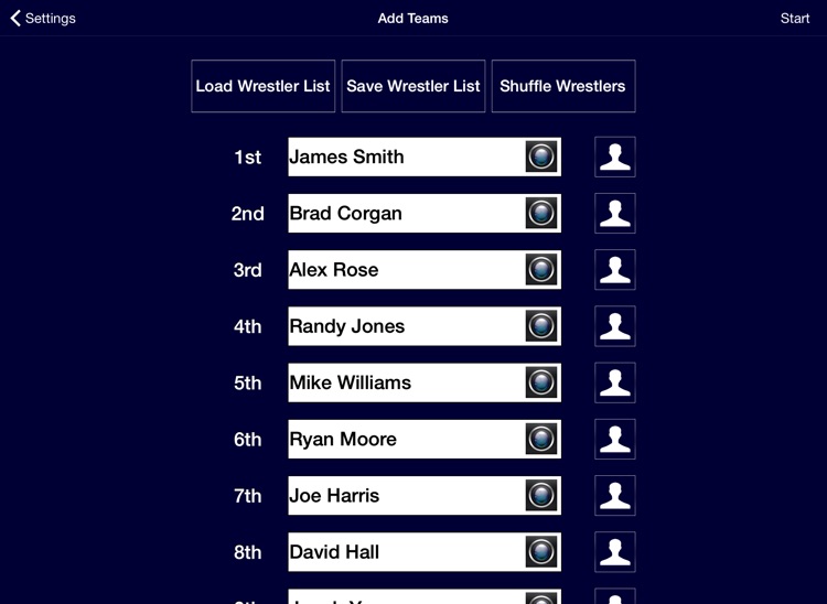Wrestling Bracket Maker HD