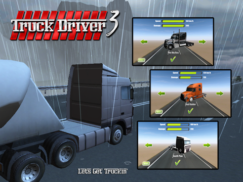 Screenshot #5 pour Truck Driver 3 : Rain and Snow Trucking 3D