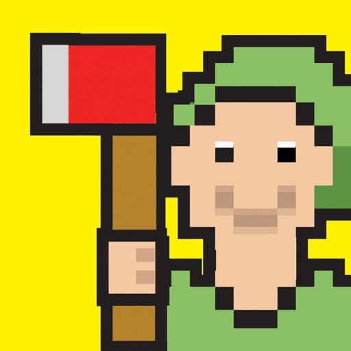 LumberJack Cut The Beanstalk: Lumberman Edition - 8 bit Pixel Fun Kids Games
