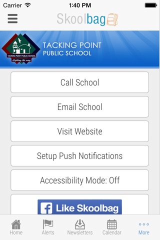 Tacking Point Public School - Skoolbag screenshot 4