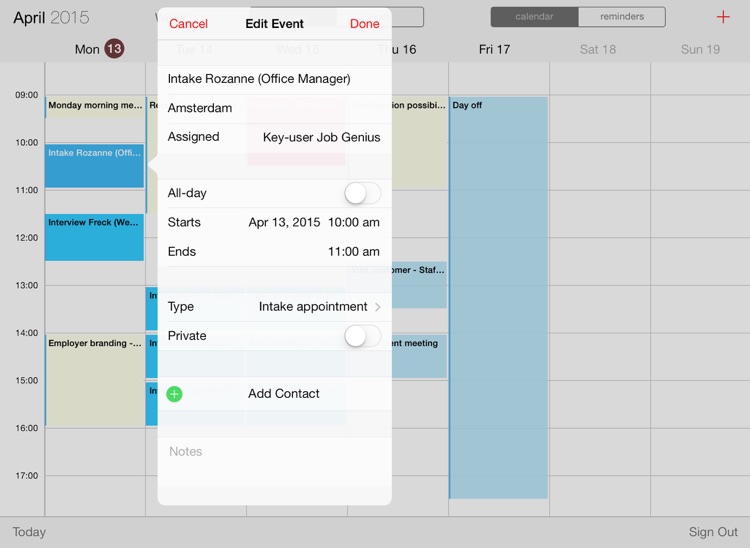 OTYS Agenda HD screenshot-3