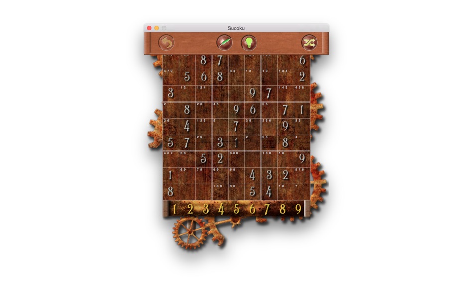 #3. Sudoku (Oh no! Another one!) (macOS) Podle: Sonya Marcarelli
