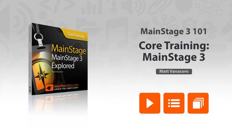 Core Training for MainStage 3
