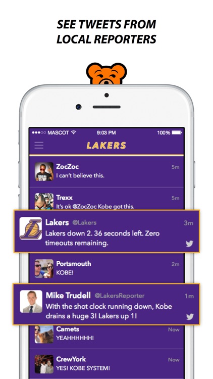 Mascot - Live Sports Chat