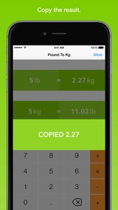 Pound To Kg, the fastest weight converter screenshot #3 for iPhone