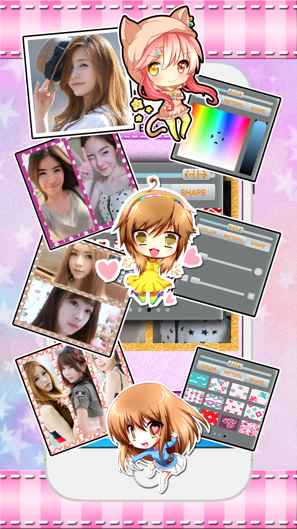 Beauty Sticker frame screenshot 4