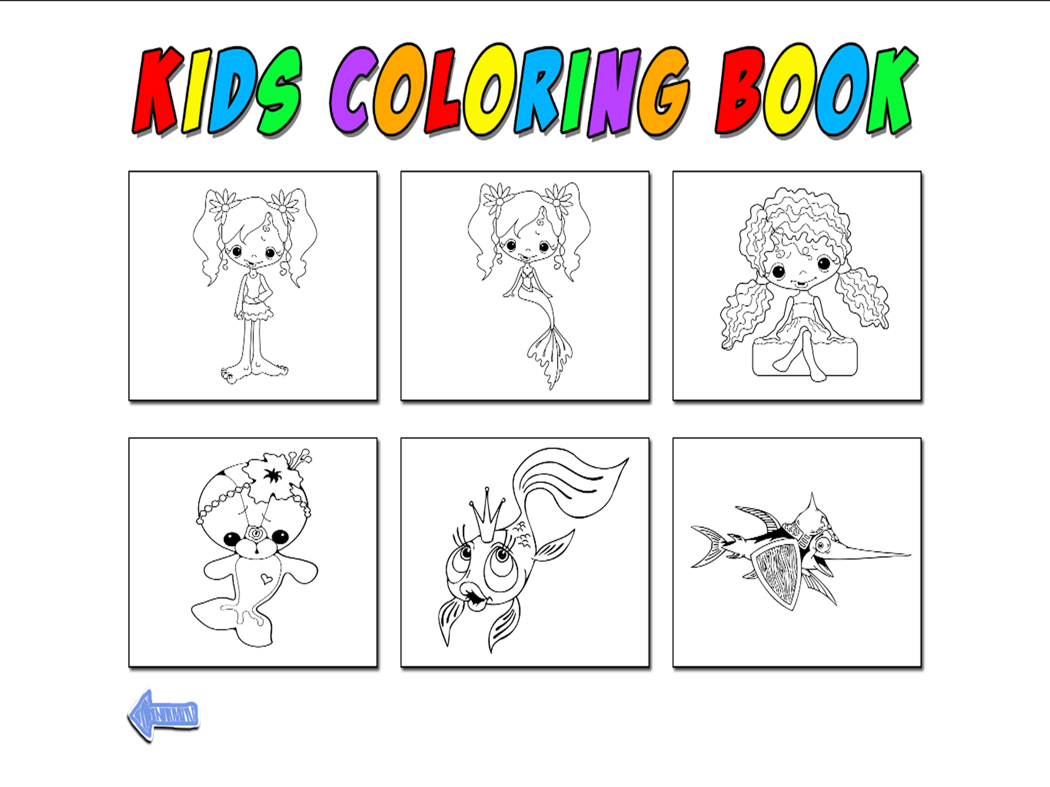 Kids Coloring Mermaid screenshot 8