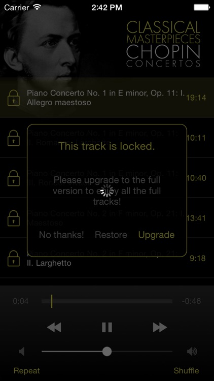 Chopin: Concertos screenshot-3