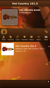 Hot Country 101.5 screenshot #2 for iPhone