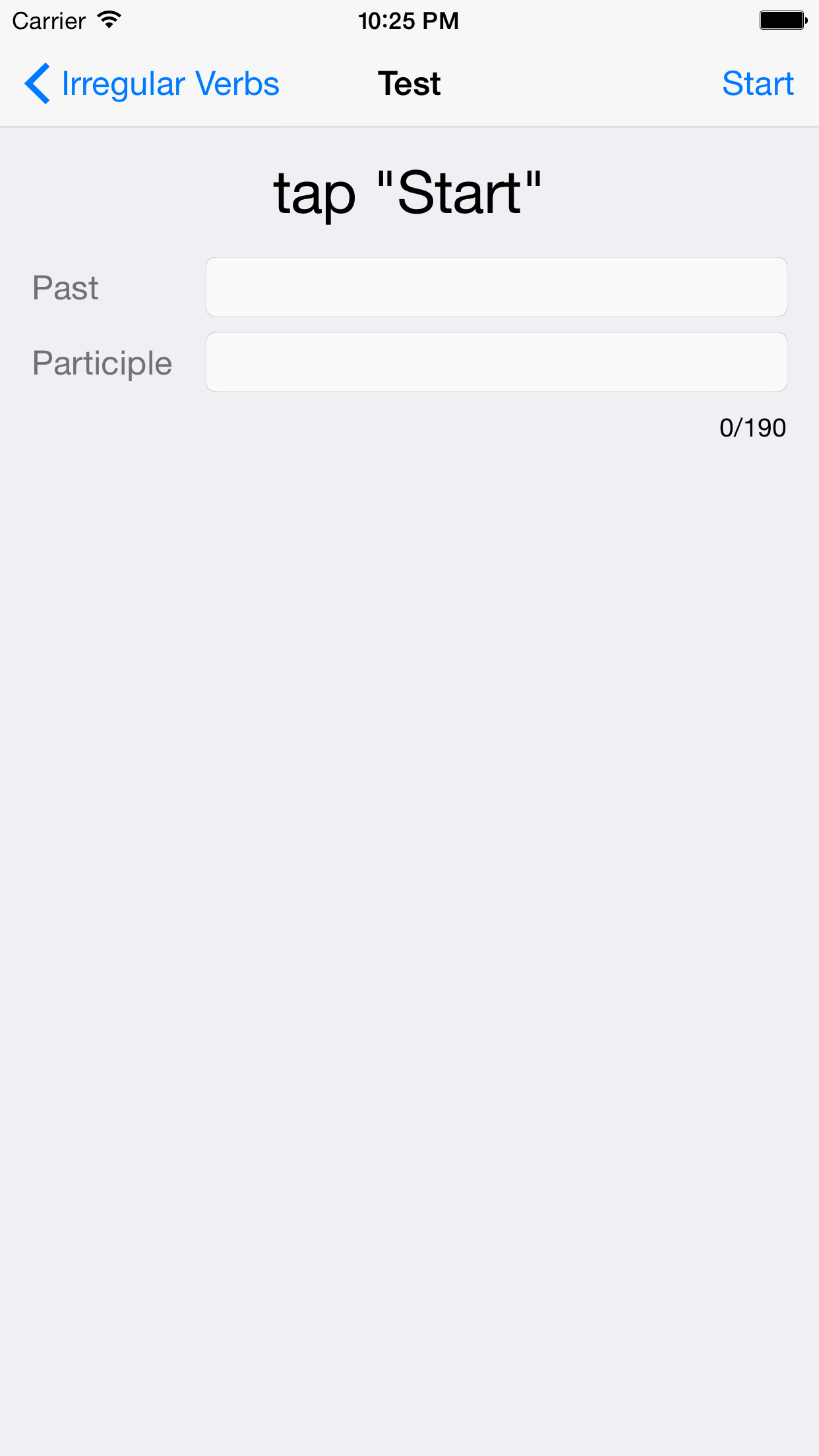 Over 100 English Irregular Verbs screenshot 3