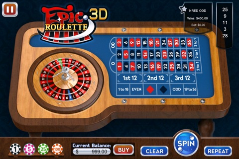 Epic Roulette Pro - Vegas Classic 3D Edition screenshot 4
