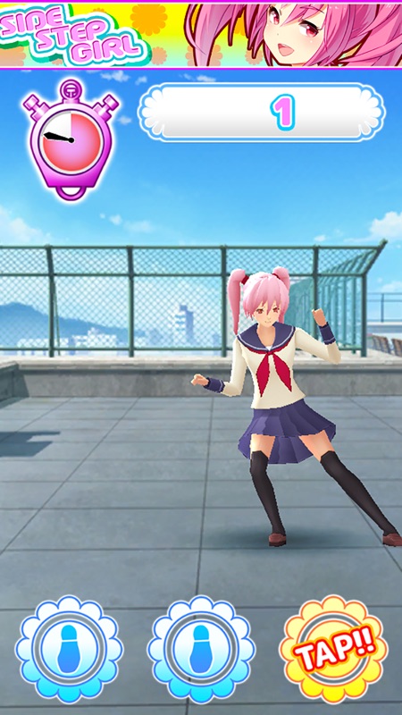 SIDE STEP GIRL - Free Anime Game - screenshot 1