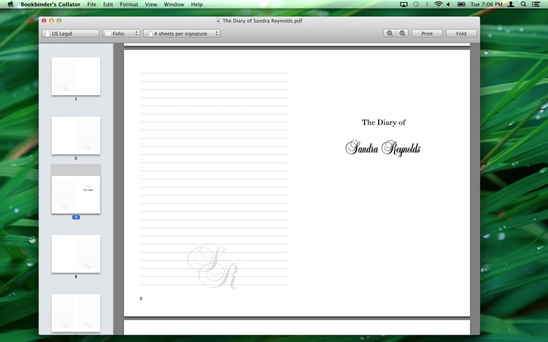 Screenshot #1 pour Bookbinder's Collator