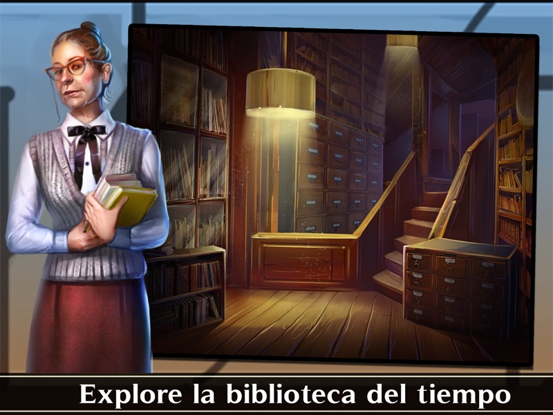 Escape de Aventura: Biblioteca del Tiempo (Cuarto del Misterio, Puertas, y pisos de punto y Clic en Historia para Viajar en el Tiempo!) screenshot 8