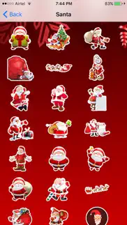 christmas emoji + animated emojis iphone screenshot 2