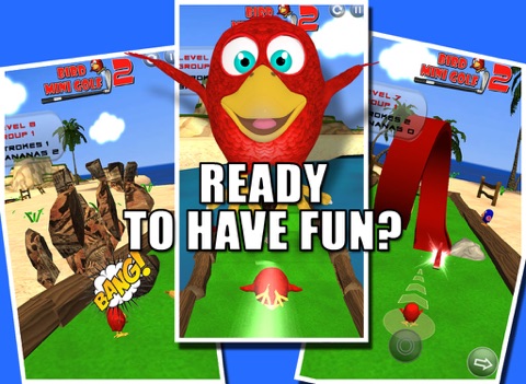 Bird Mini Golf 2 – Beach Fun iPad screenshot