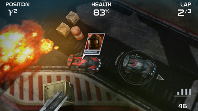 Screenshot from Death Rally