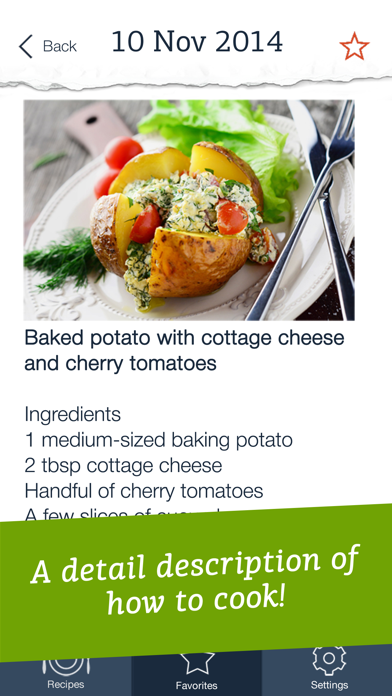 Healthy Recipes - quick and easy meals for a well-balanced diet Screenshot