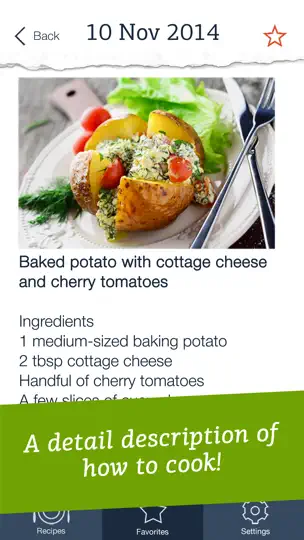 Скриншот Healthy Recipes - Quick And Easy Meals For A Well-balanced Diet на iPhone 3