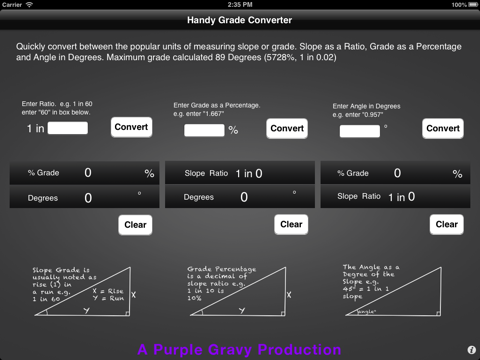 Screenshot #4 pour Handy Grade Converter