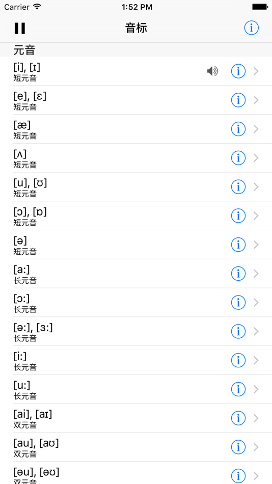 #2. 英语音标 (iOS) Podle: 凯 尚