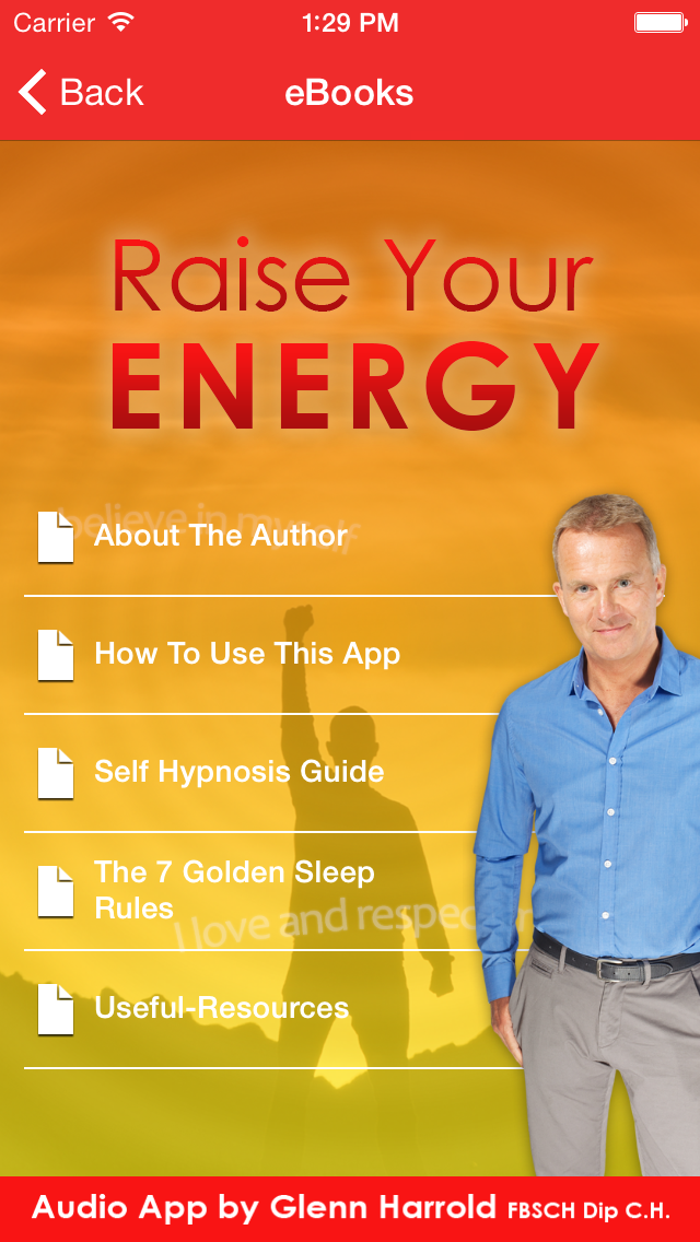 Raise Your Energy by Glenn Harrold Self-Hypnosis Energy and Motivation