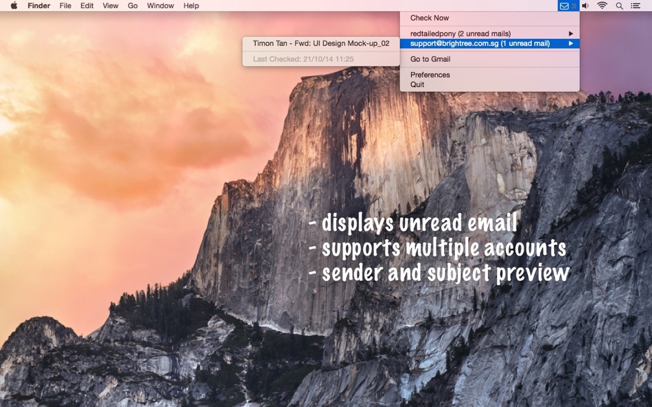 You've got Mail! - for Gmail for Mac OS X - 1.0.1 - (macOS)