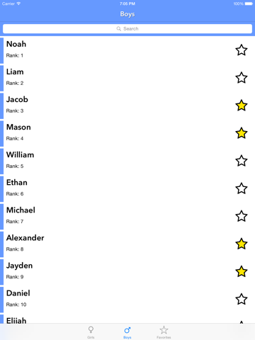 Screenshot #5 pour Baby Girl Names LITE