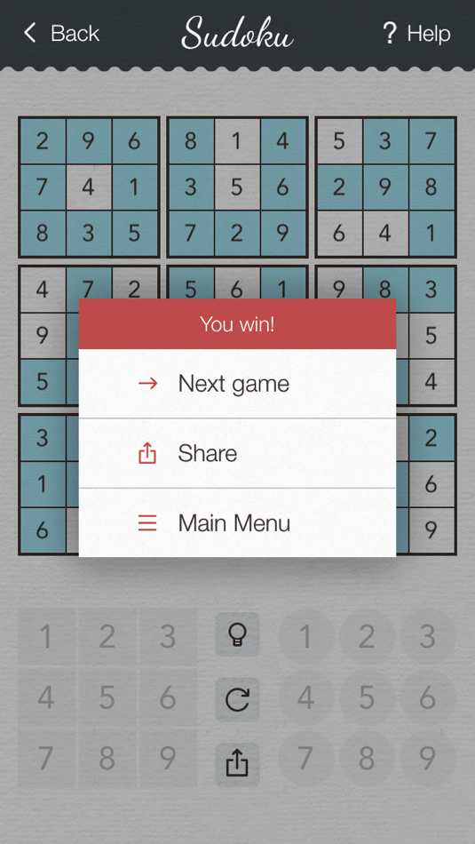 #5. Sudoku New - fascinating board puzzle game for all ages (iOS) 由: Anton Kartunov