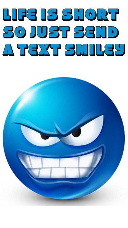 Blue Text Smileys Keyboard - 3D Emojis & Extra Emojis by Emoji World