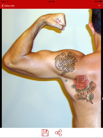 Tattoo Me - Tattoos effects on your photo and pictures! iPad screenshot 2 - Entertainment app