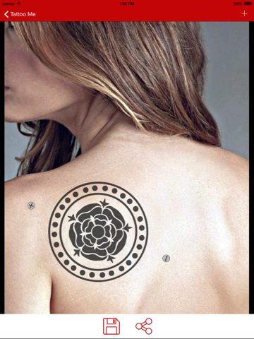 Tattoo Me - Tattoos effects on your photo and pictures! iPad screenshot 3 - Entertainment app