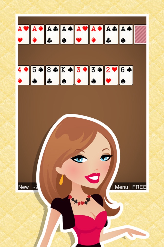 Black and Red Solitaire Casual Family Fun Card Wars Free screenshot 3