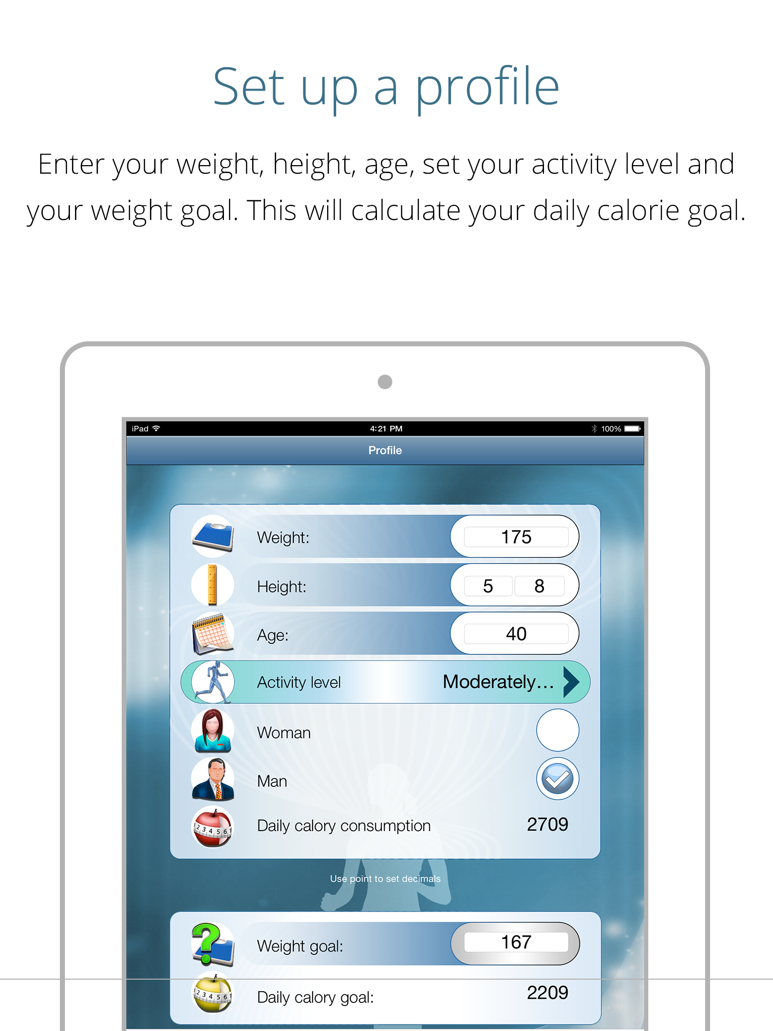 Calorie Counter Free - lose weight, gain fitness, track calories and reach your weight goal with this app as your pal screenshot 9