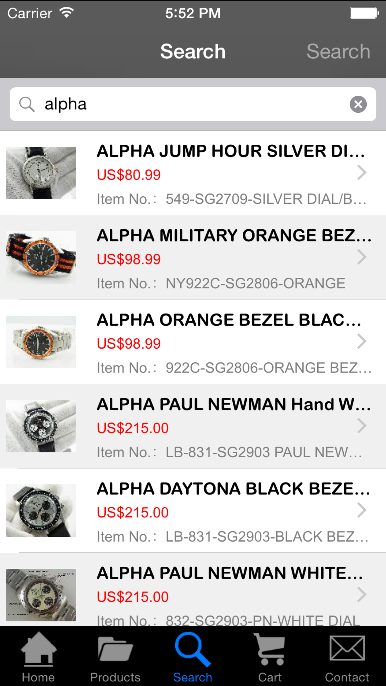 Alpha Watch