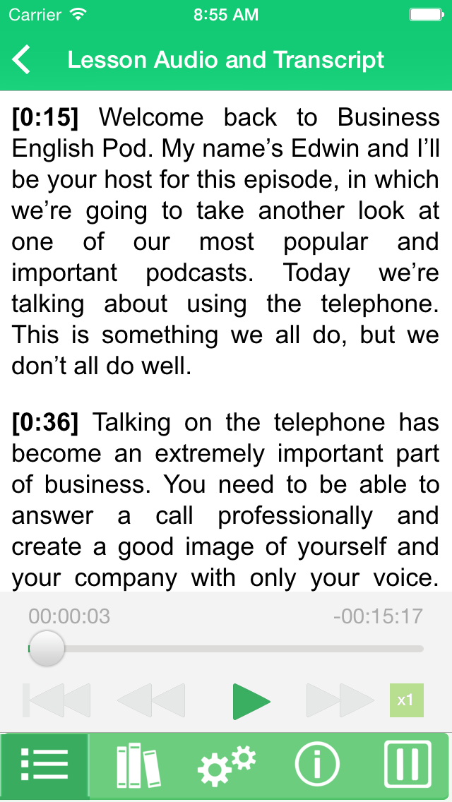 English for Telephoning by Business English Pod
