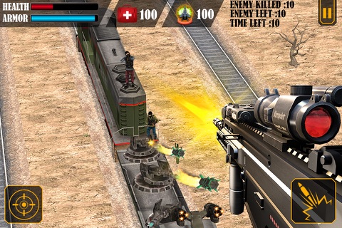 Train Sniper Simulator 3D screenshot 2