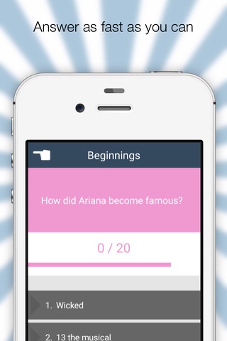 Fan Quiz Ariana Grande Edition screenshot 4
