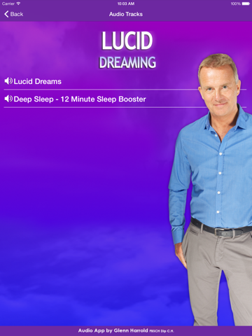 Screenshot #5 pour Lucid Dreaming Hypnosis by Glenn Harrold