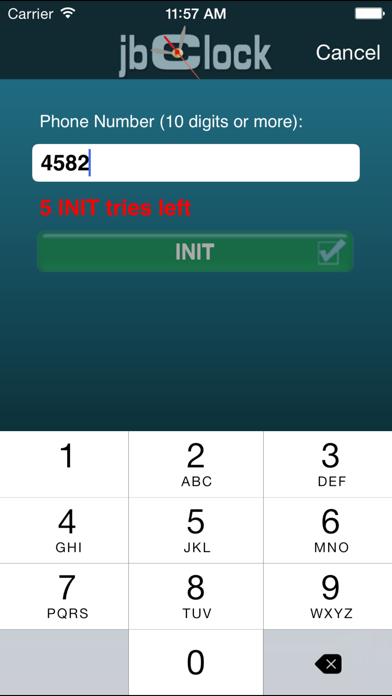 Screenshot 2 of jbClock App