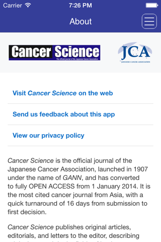 Cancer Science screenshot 4