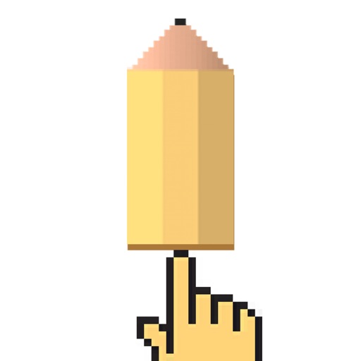 Balancing a pencil icon