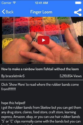 Rainbow Loom Easy Guide screenshot 2