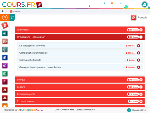 Screenshot #5 pour Cours.fr 4e