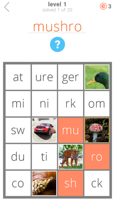 1 Pic 1 Clue: Word Search Game screenshot 1