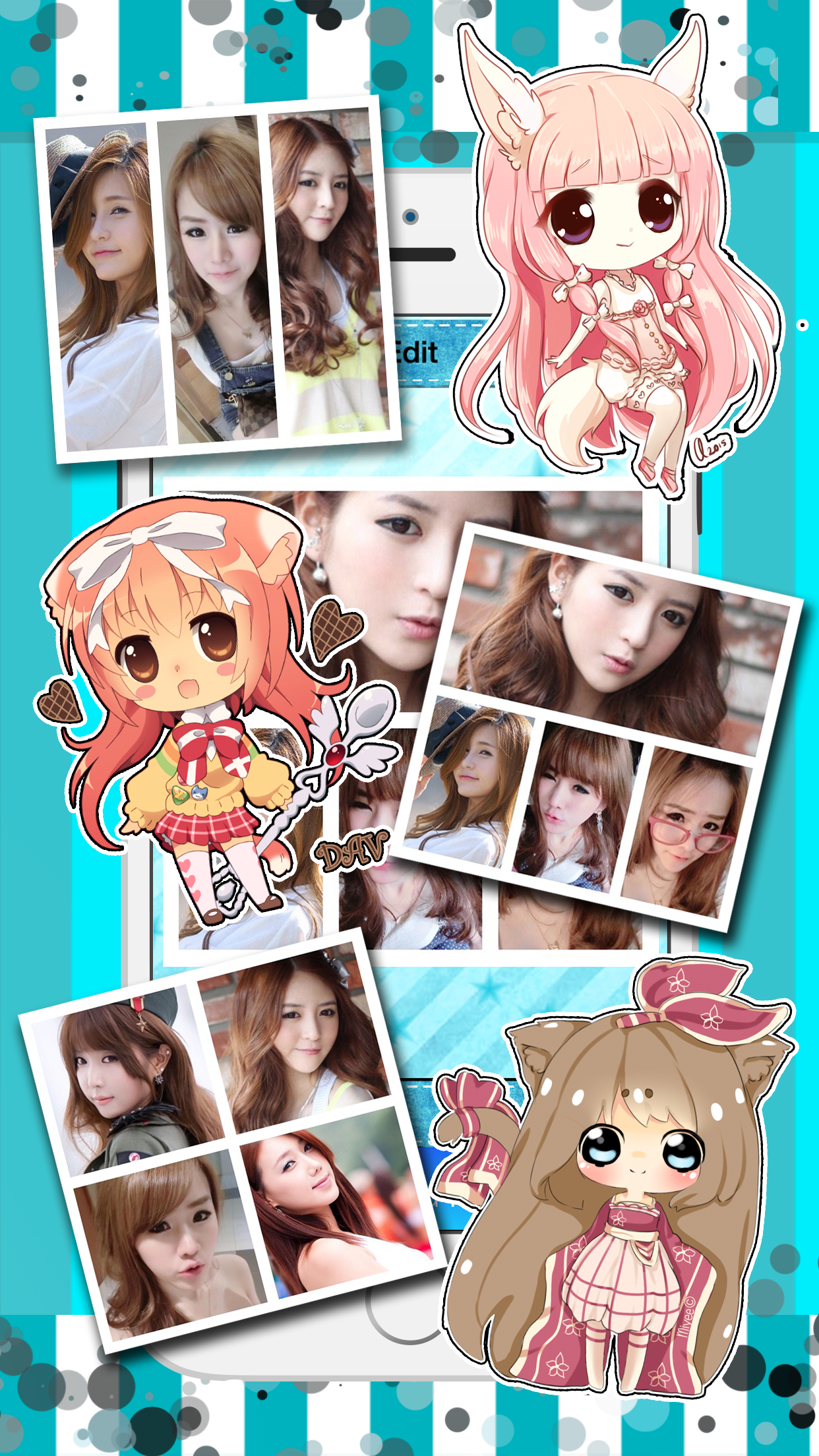 Cute Cartoon Sticker Photo Frame 2 screenshot 5